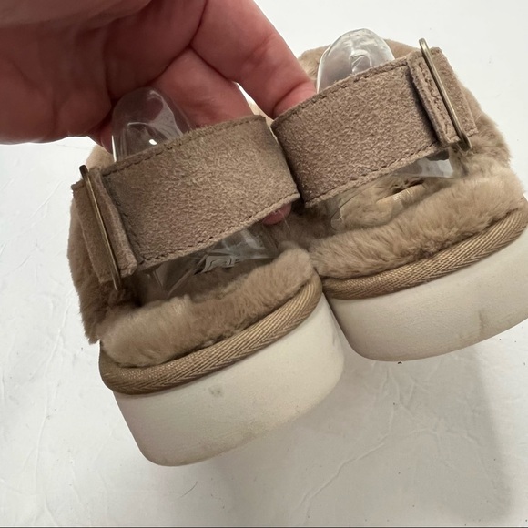 UGG Koolaburra Tan Fuzzy Slippers - Picture 6 of 7